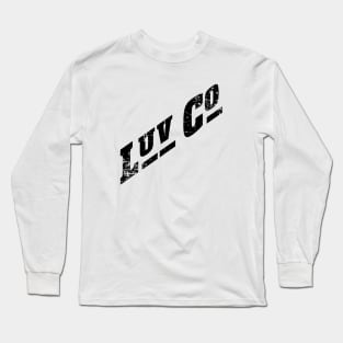 Luv Co Shirt Black Design Long Sleeve T-Shirt